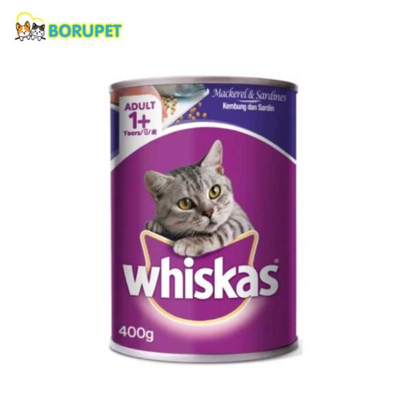 Pate Whiskas meo lon 400g ca thu ca moi