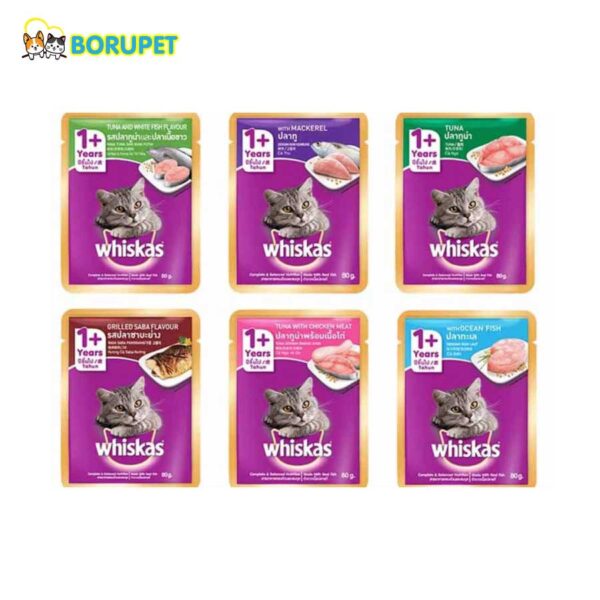 Pate Whiskas meo lon 80g