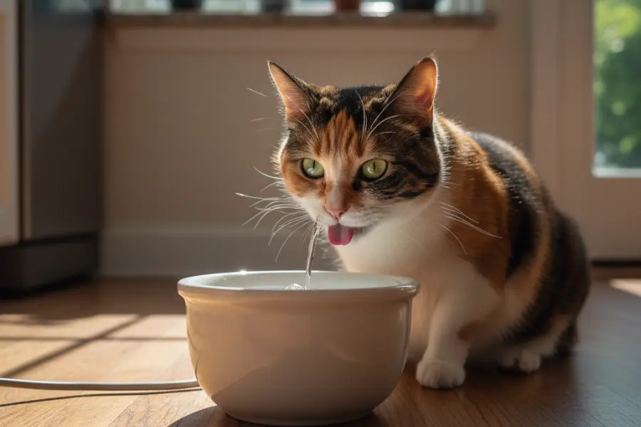 Nước uống quan trọng với mèo hơn bạn nghĩ