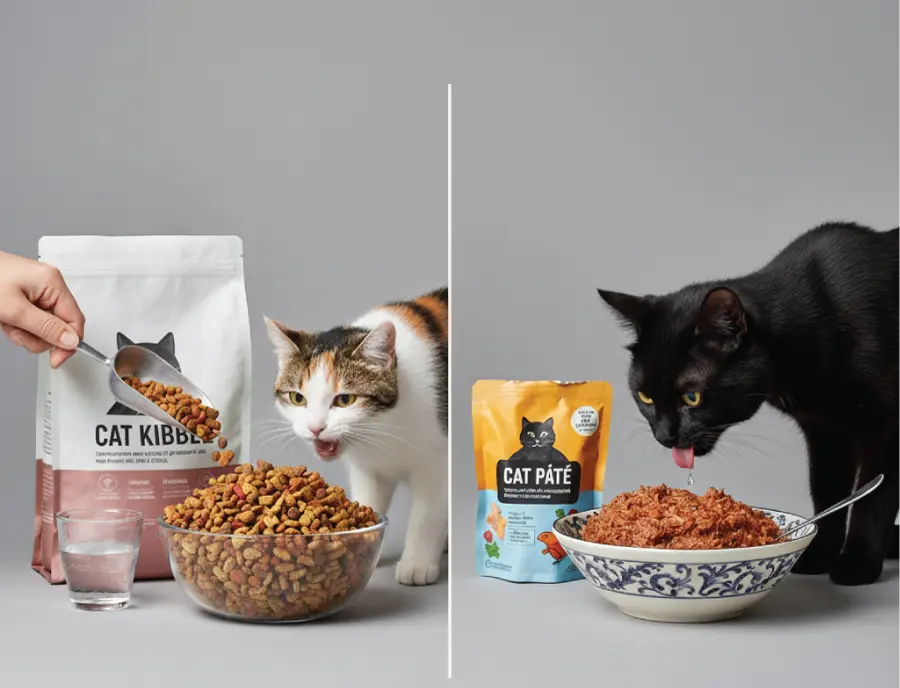 Sự Khác Biệt Giữa Thức Ăn Ướt Và Thức Ăn Khô Cho Mèo: Lựa Chọn Nào Tốt Nhất Cho Sức Khỏe Mèo Cưng?
